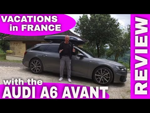 Audi A6 Avant on holiday