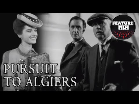 SHERLOCK HOLMES MOVIES | PURSUIT TO ALGIERS (1945) full movie | Basil Rathbone | classic movies