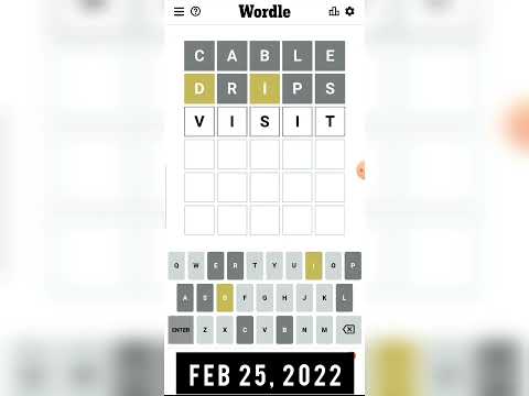 Wordle Number 251 - February 25, 2022