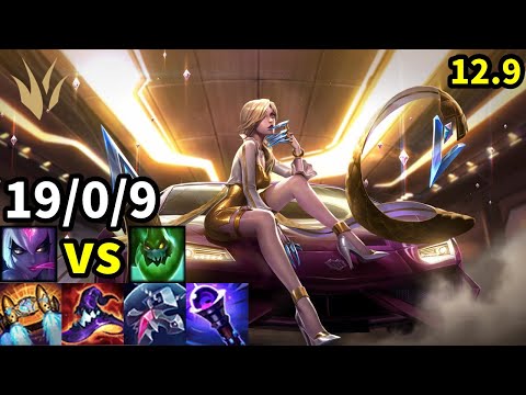 Evelynn Jungle vs Zac - KR Master | Patch 12.9