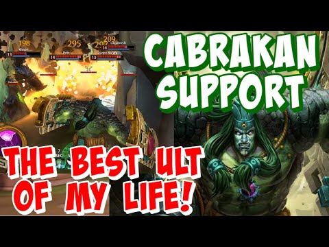 CABRAKAN SUPPORT GAMEPLAY - BEST SUPPORT ULT EVER IN SMITE SEASON 9