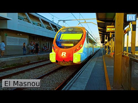 El Masnou R1 : Rodalies Barcelona ( Renfe Civia - 447 )