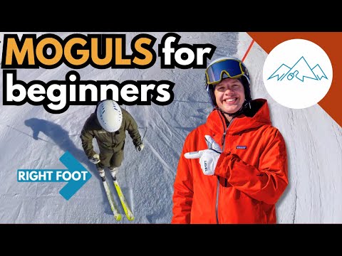 How to ski moguls for beginners | How to ski bumps for the first time | Beginner mogul lesson