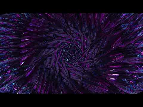 Club Visuals 1137 - Purple Star Motion Background Loop