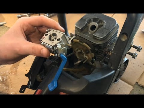 INSTALLING a walbro carburetor on a craftsman chainsaw