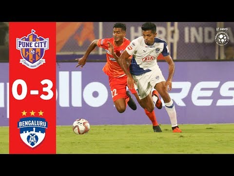 Hero ISL 2018-19 | FC Pune City 0-3 Bengaluru FC | Highlights