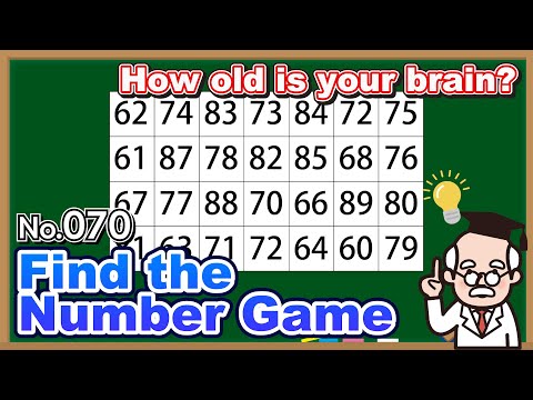 【No.070】 🧠Less than 20% correct in the 60s!? find the Number Games【9 Questions】 💪