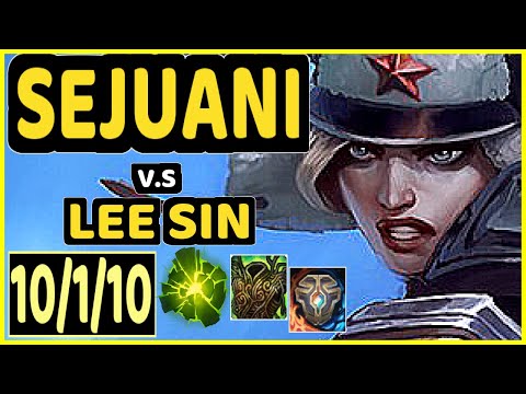 4LAN (SEJUANI) vs LEE SIN - 10/1/10 KDA JUNGLE GAMEPLAY - BR Ranked DIAMOND