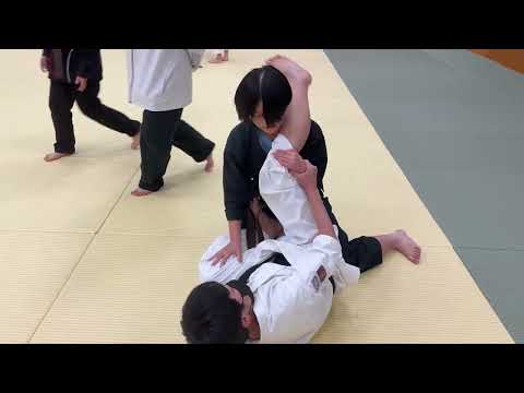 中学女子VS男子負けられない柔術スパーリング４K　１