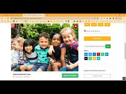 Donation Management System in PHP Application Projects