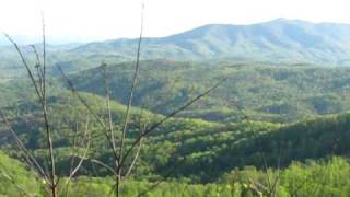 preview picture of video 'Blue Ridge Mountains Panoramic View East of Asheville, North Carolina'