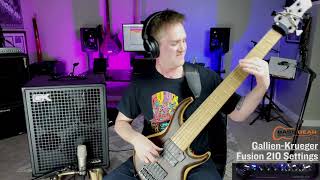Video thumbnail for Gallien Krueger Fusion 210 Bass Combo Amp Demo by Combinator / Sean Fairchild