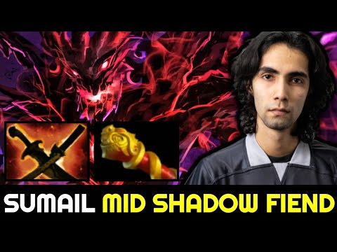 SUMAIL Mid Shadow Fiend — Shows No Mercy with Right Click Build 7.29 Dota 2