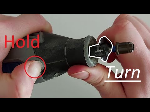 How to Change Bit on a Dremel and Rotary Tools