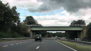 preview picture of video 'Driving On The A449 From Claines To Junction 6 M5 Motorway, Worcester, Worcestershire, England'