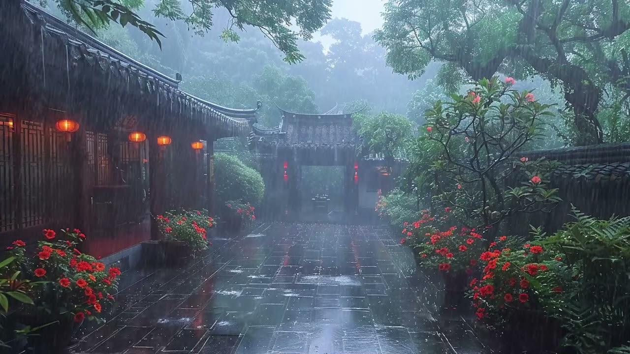 Sleep Easy with Gentle Rain Sounds All Night | Deep Sleep with Relaxing Rain Sounds