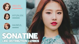 LOONA 1/3 - Sonatine (Line Distribution + Lyrics) PATREON REQUESTED
