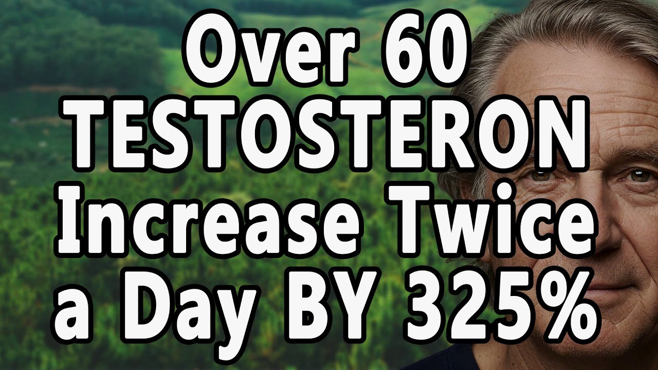 Men Over 60: TWICE A DAY to have the TESTOSTERONE levels of a 25-year-old