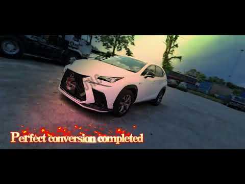 lexus nx200 nx300 convert 2022 f sport front bumper bodykit