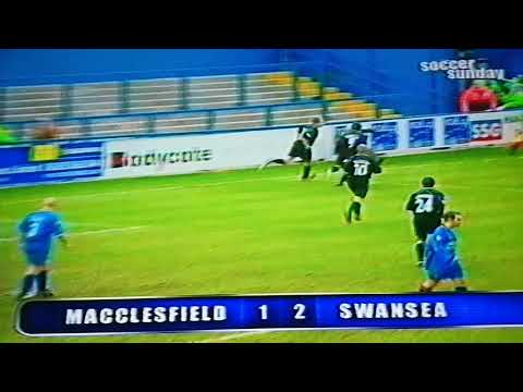 Swansea City get a vital 3pts at Macclesfield in their fight for survival, Watkin, Smith, Martinez.