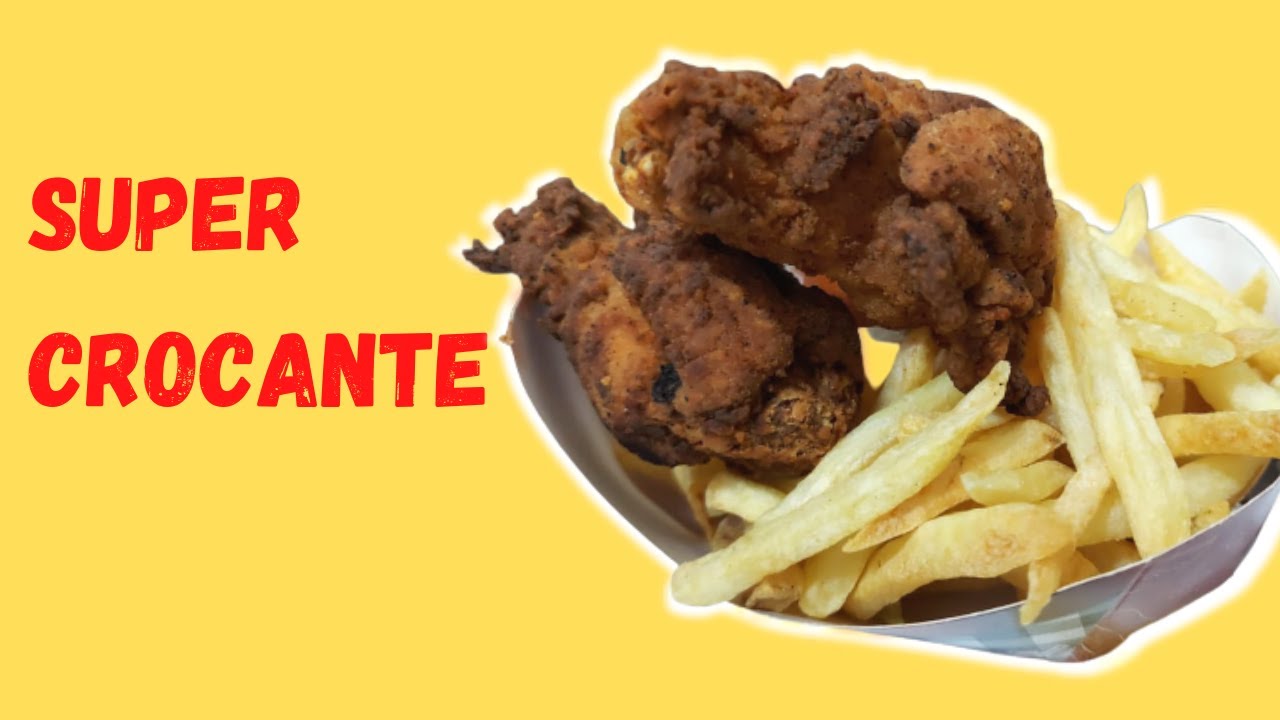 COMO FAZER FRANGO CROCANTE/ PORÇÃO PARA VENDER COM BATATA FRITA