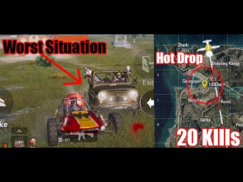 Worst Situation Ever - Landing At Georgopol - 20 Kills Solo Vs Squad - iPhone Ultra HD + Extreme