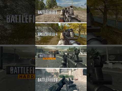M4 Compared between #battlefield3 #battlefield4 #battlefieldhardline #battlefield6
