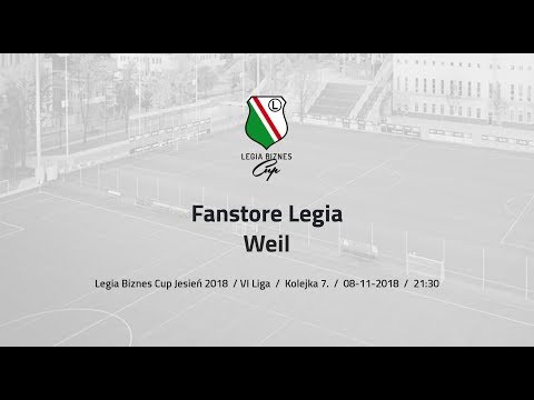Skrót spotkania Fanstore Legia - Weil ( Legia Biznes Cup Jesień 2018 )