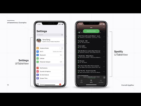 Intro to iOS Development: Lecture 4 - UITableViews
