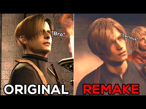 Resident Evil 4 Remake vs Original - Leon's One Liners & Memes Comparison (2005 Vs 2023)