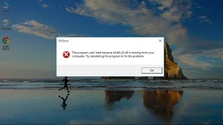 Windows 10/8/7: How to Fix D3DX9_43.dll Missing Error.