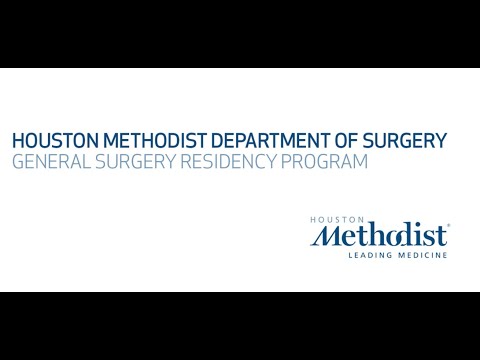 Houston Methodist General Surgery Residency Program