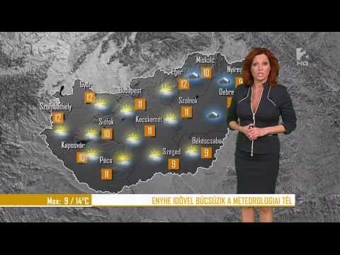 Gaál Noémi Időjárás Jelentés 2014.02.25 Este HD