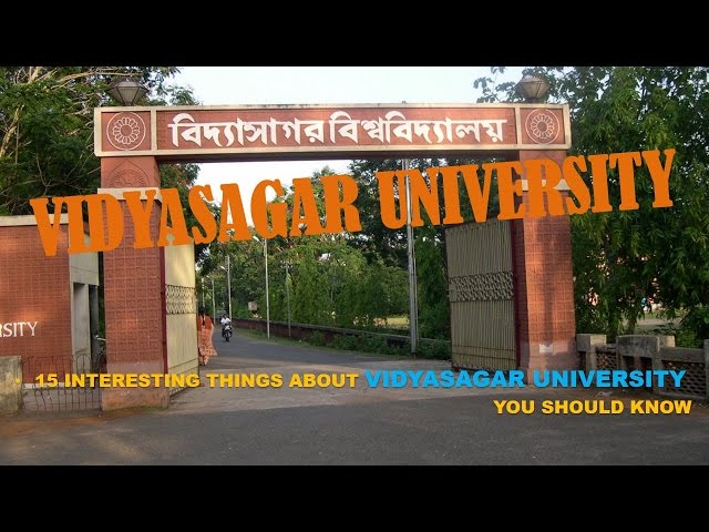 Vidyasagar University видео №1