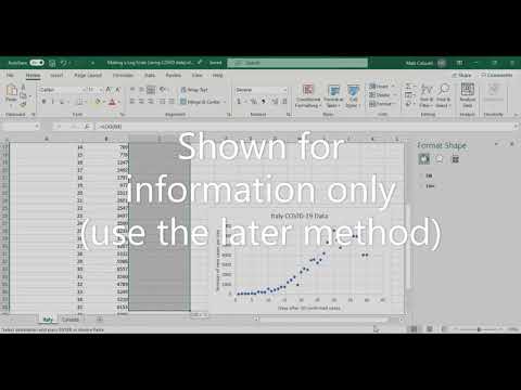 Using a Log Scale to Represent Exponential Data