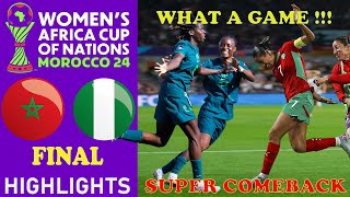 FINAL | Morocco vs Nigeria Highlights | CAF WOMEN'S AFRICA CUP OF NATIONS | 27-7-2025