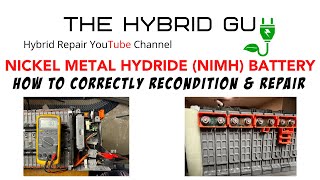 How To Properly Repair A High Voltage Nickel Metal Hydride (NiMH) Battery Pack For Hybrid Vehicles