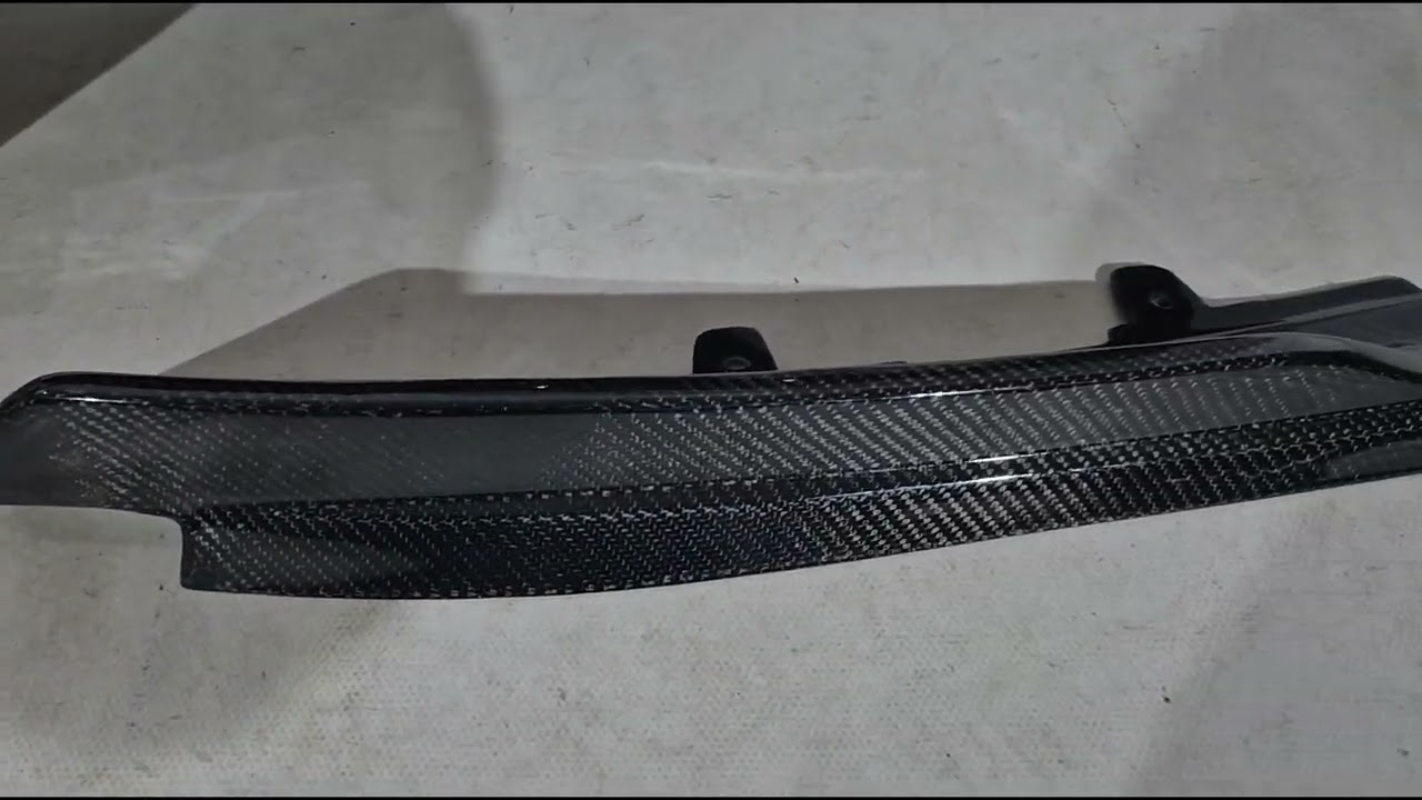 BMW 3 серія G20/G21 2018- рр. Дифузор заднього бампера V3 (для M-Sport 2018-2022, Карбон) Video 2