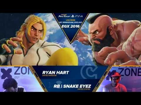 Ryan Hart (Ken) vs Snake Eyez (Zangief) - EGX 2016 - Top 32