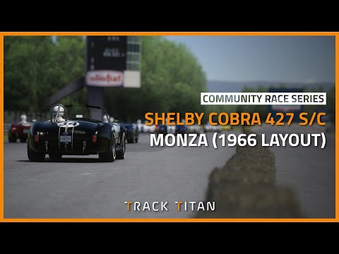 Track Titan Community Race #59 - Shelby Cobra 427 S/C @ Monza 1966