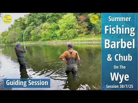Barbel & Chub Fishing On The Float & Method - River Wye In Summer - Avon Angling Guiding - 30/7/25