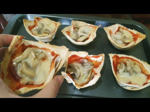 HOW TO MAKE PIZZA CUPS AND PIZZA PIE