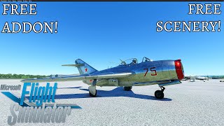 New Freeware Mig-15 MFS2020 Mod & Pearl Harbor Scenery