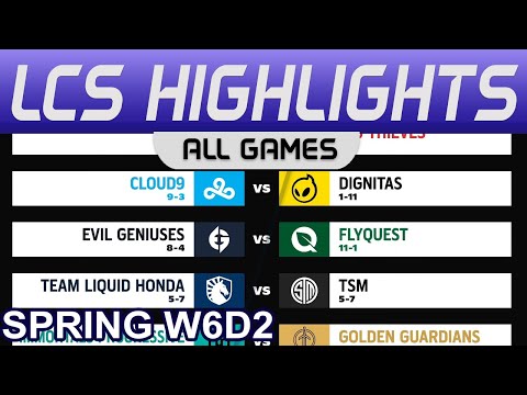 LCS Highlights Week6 Day2 LCS Spring 2023 All Games By Onivia