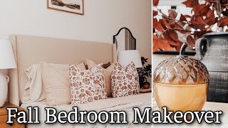 FALL BEDROOM DECORATING IDEAS 2024 | DESIGNER BED STYLING ON A BUDGET | DECORATE WITH ME FOR FALL