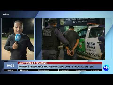 Homem é preso por matar padrasto com 13 facadas em Tefé, no Amazonas 