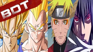 Goku E Vegeta Vs Naruto E Sasuke Letra