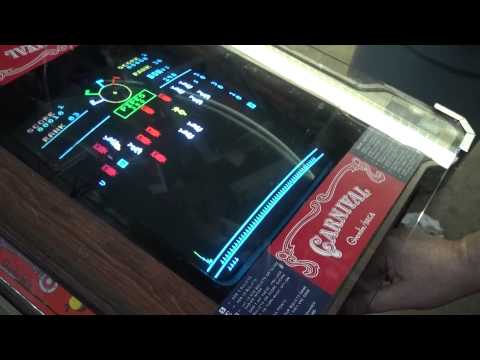 #587 Sega Gremlin CARNIVAL Arcade Video Game SUPER RARE TRIMLINE version! TNT Amusements