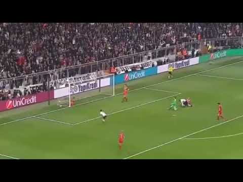 Besiktas 1 - 3 Bayern Munich Vagner Love Goal