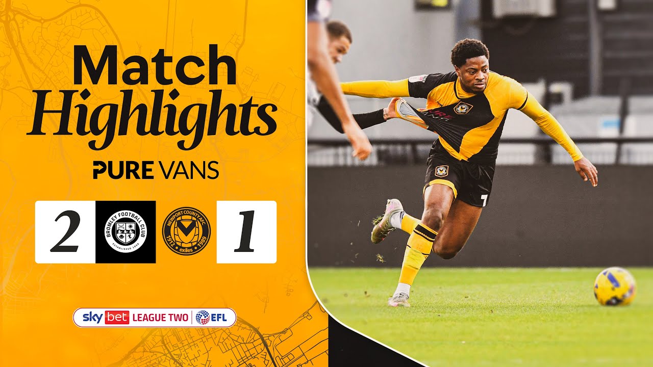 Bromley vs Newport Best Goals Season 2025/2026